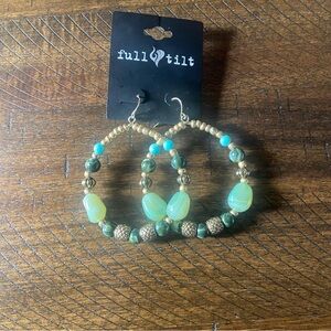 Beaded Hoop Earrings Full Tilt